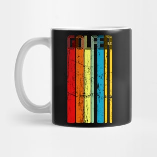 golfer retro design Mug